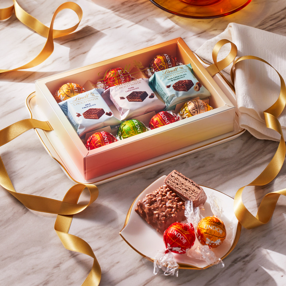 リンツ チョコウェイファー & リンドールギフト 10個入