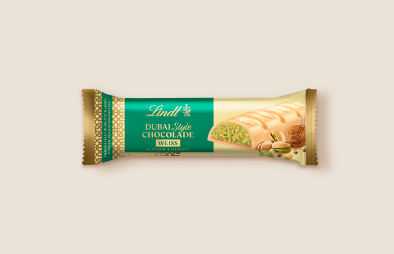 リンツ ドバイスタイルチョコレート バーホワイト