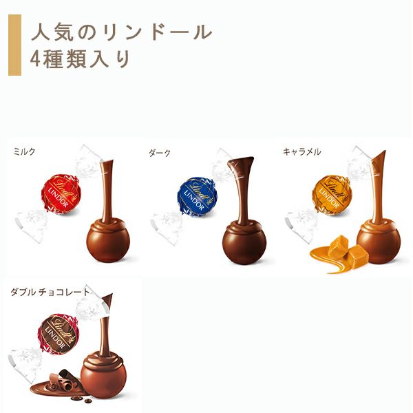 リンツLindtチョコレートスプレッドギフトボックス（リンドール＆チョコレートスプレッド）