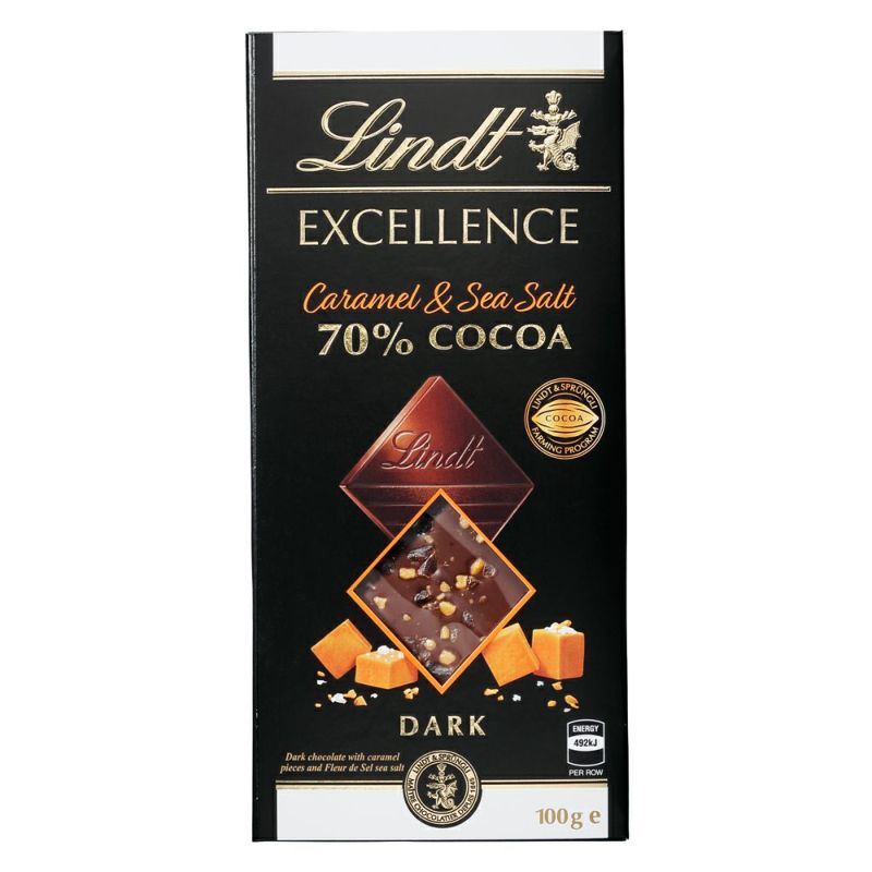 【リンツ】エクセレンス キャラメル&シーソルト 70%カカオ 【リンツ】エクセレンス キャラメル&シーソルト 70%カカオ