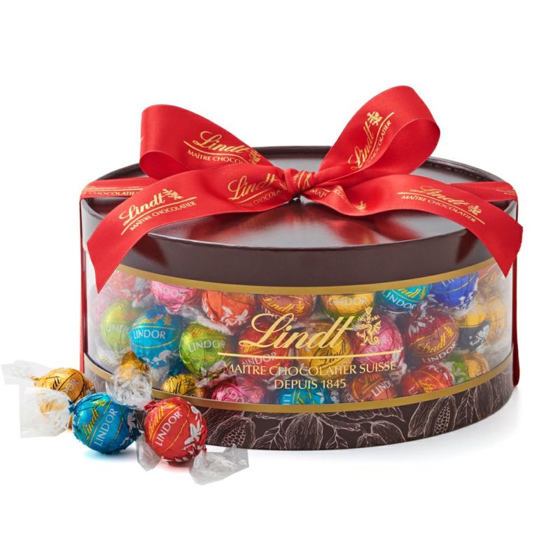 Lindt - 【箱詰・スピード発送】ストロベリー 80個 リンツ リンドール チョコレート スプリング リンドール ギフトボックス 80個入 | リンツ