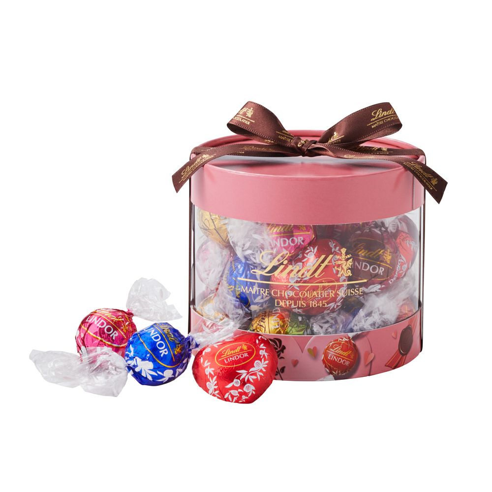 アンティーク　Lindt チョコレートボックス　お菓子箱 リンドールギフトボックス 80個入 | リンツ チョコレート オンライン